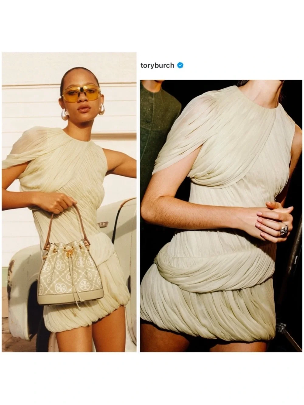 NWT Tory Burch Silk Dress $2,298 SS24 Sz12